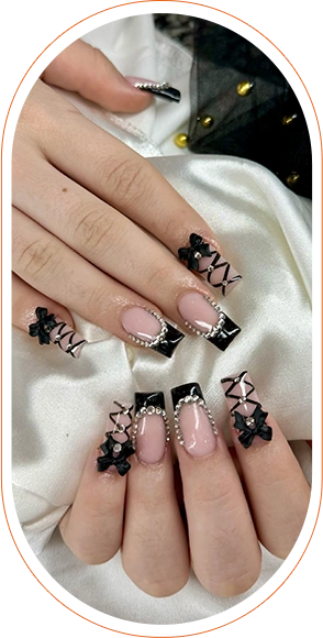 Nails manicure done by Sugar Nails