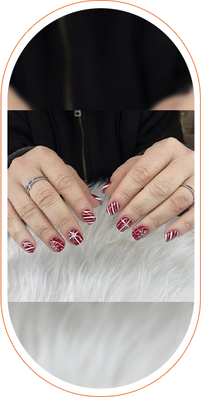 Nails manicure done by Sugar Nails